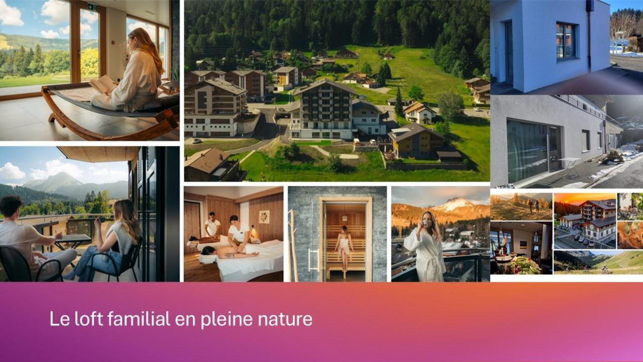 Boutique Hotel Corbetta - Spa 60M2 - La Montagne A 5 Minutes De L'Autoroute A12 Aux Paccots Sur Montreux - Nouveau Loft Familial - Profitez Du Lac Leman Et Des Montagnes En Meme Temps Les Paccots Εξωτερικό φωτογραφία